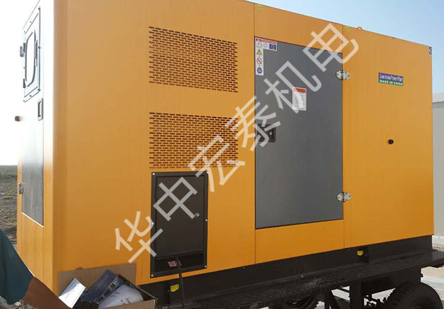 供給河北某工地100KW靜音電站